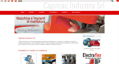 Desktop Screenshot of capmac-industry.it