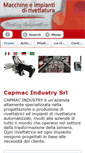 Mobile Screenshot of capmac-industry.it